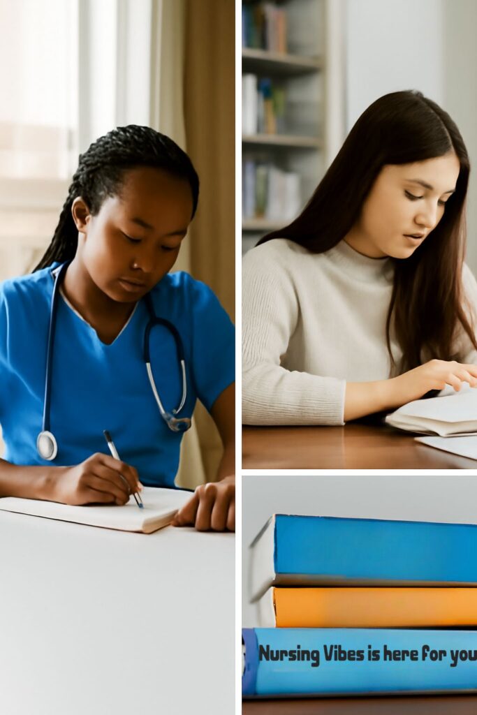 Nursing student researching for nursing assignment help services